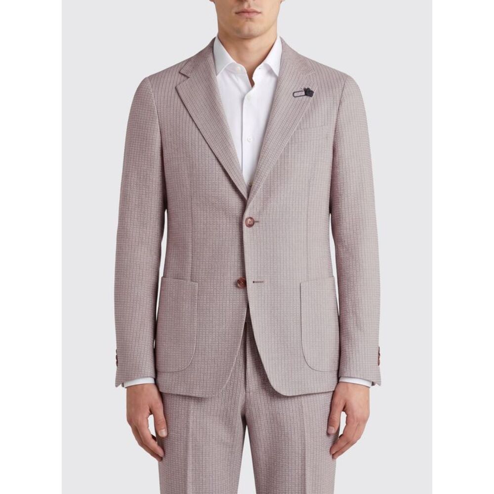Lardini Men Cotton Single-Breasted Blazer Lardini